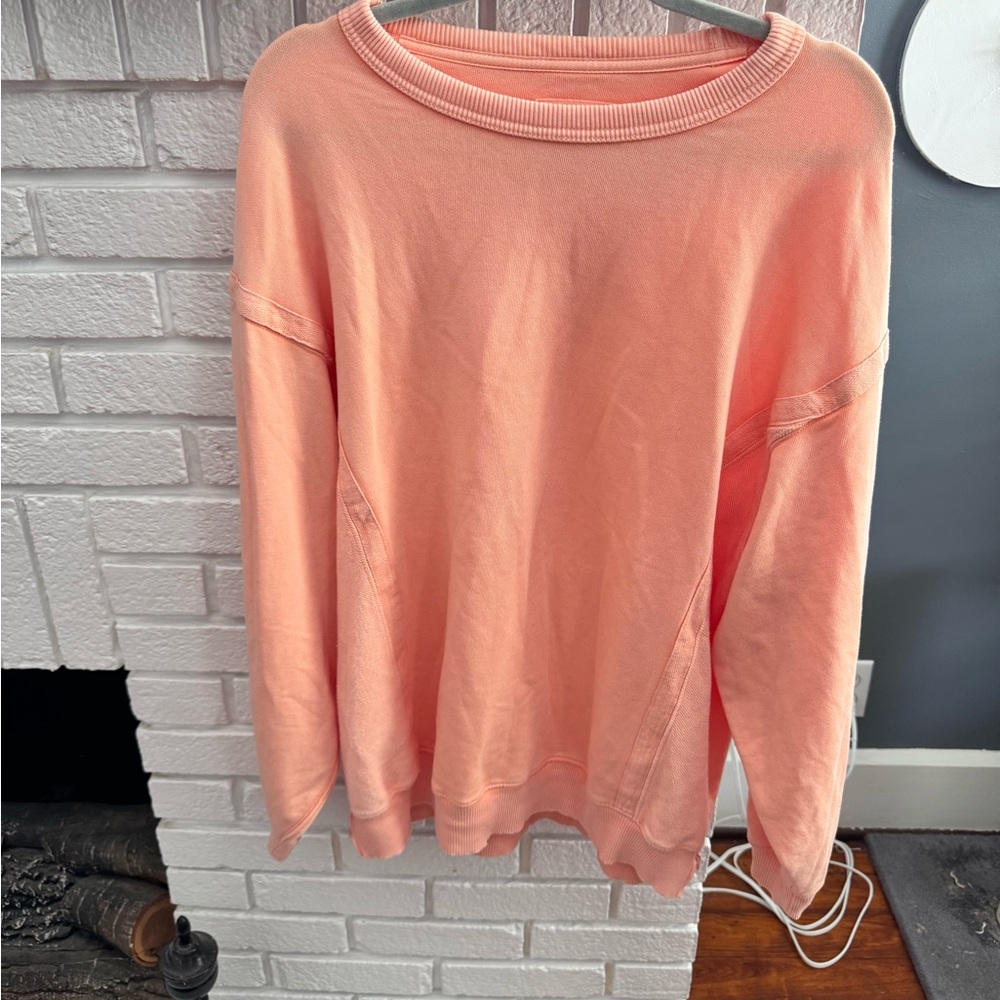 Aerie Coral Crewneck Top